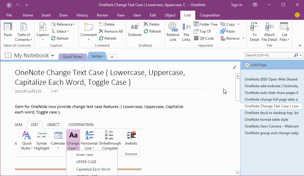 Export OneNote Pages to HTML Files, and Convert onenote: Links Between Paragraphs to HTML File Bookmark Links.