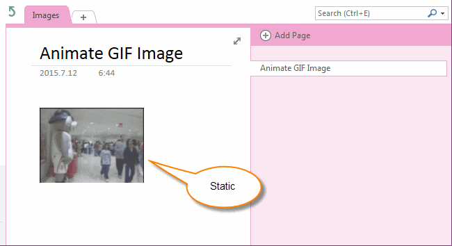 Add GIF Into a Still Image