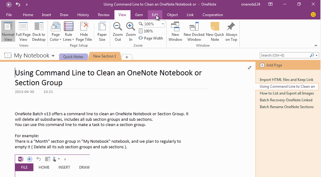 Save OneNote Page as Word Document, and Keep the Page Background Color