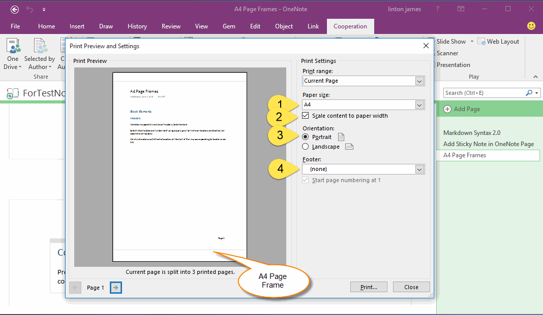 how to change onenote view