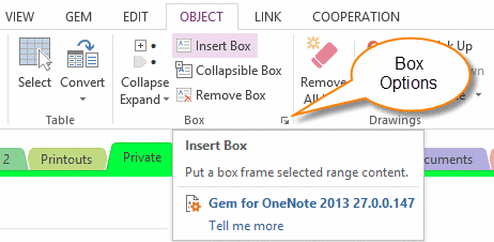 OneNote Box