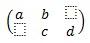 Matrix and equation array