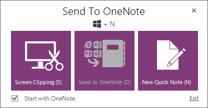Send to OneNote Tool