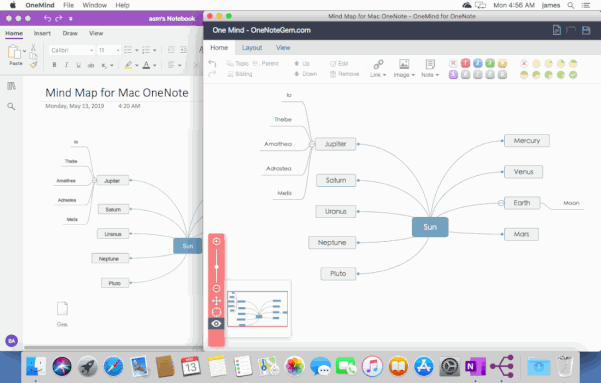 OneMind for Mac OneNote