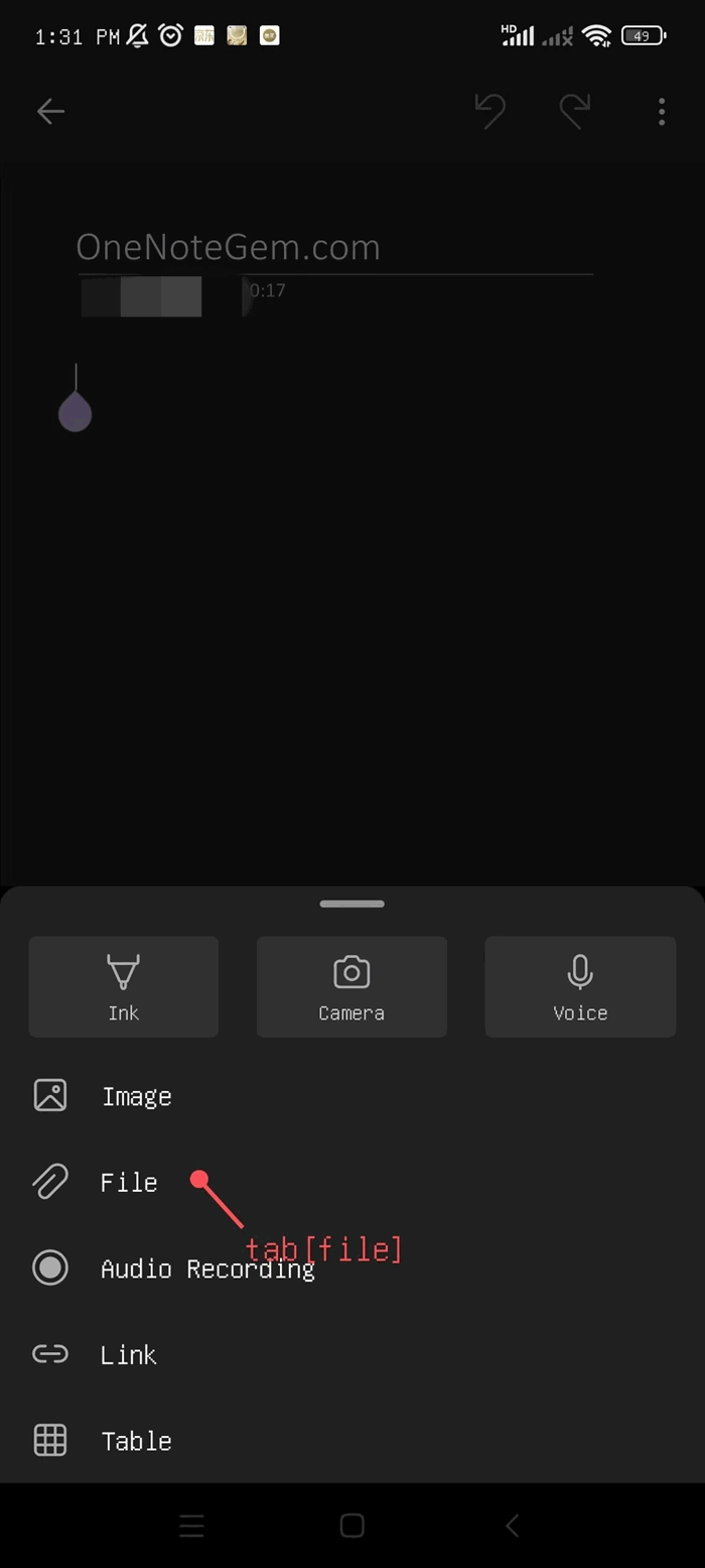 Add -> File