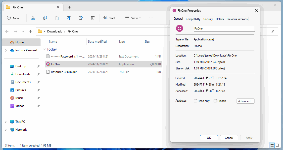 this "Security" option disappears and becomes normal.