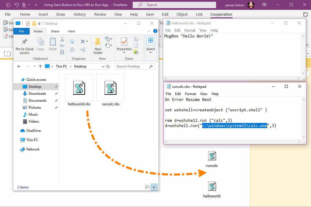 VBS Script Attachment