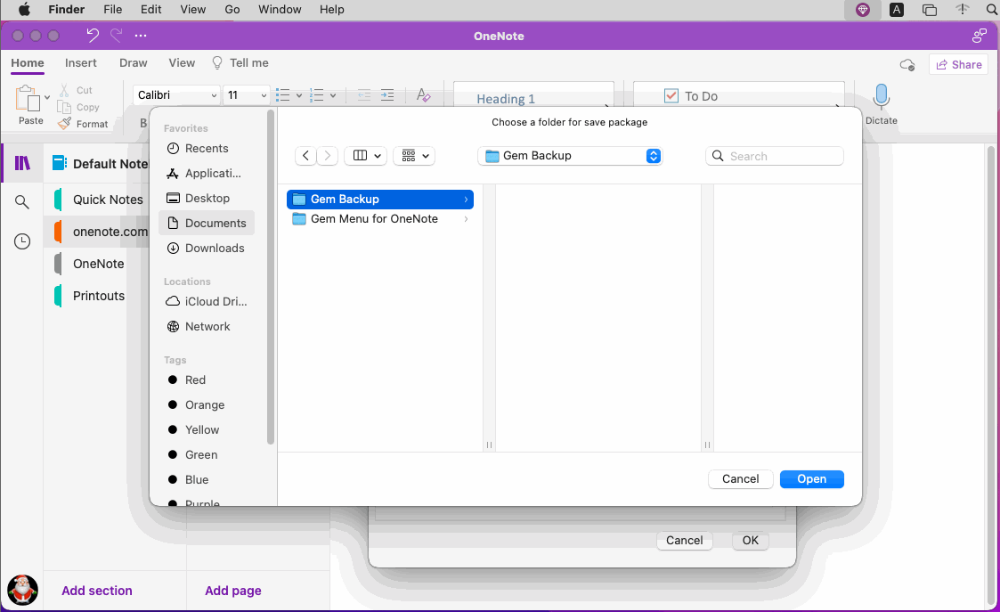 Select a Folder to Save the Generated .gempkg Packages