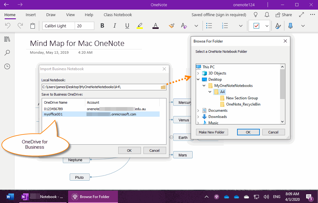 onenote 2011 export notebooks