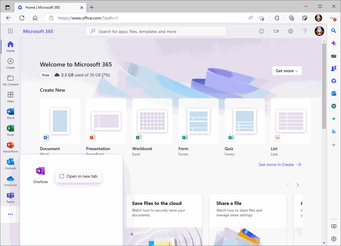 Web Microsoft 365