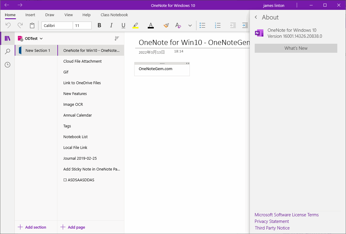 OneNote for Windows 10 (OneNote UWP)