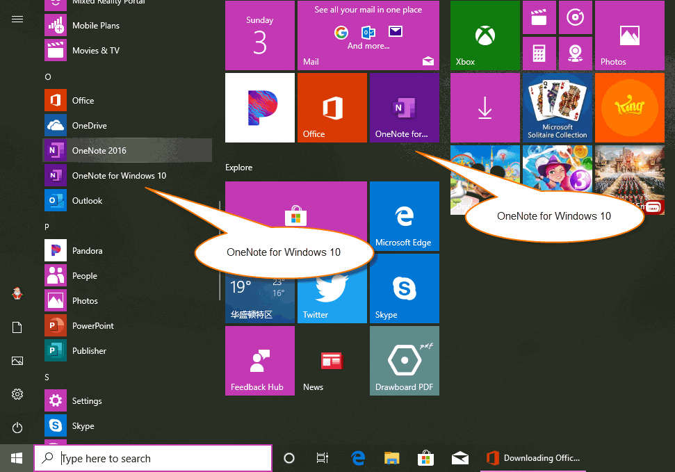 how to update onenote windows 10