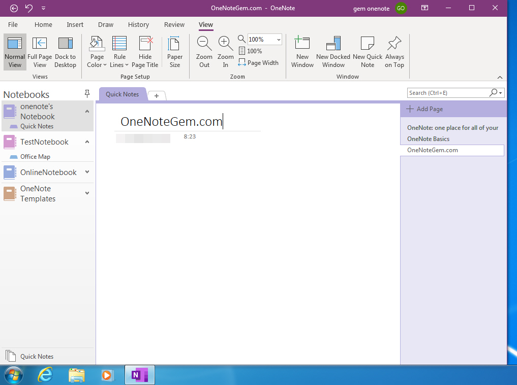 There is no Help tab on the ribbon of installed OneNote 2016.