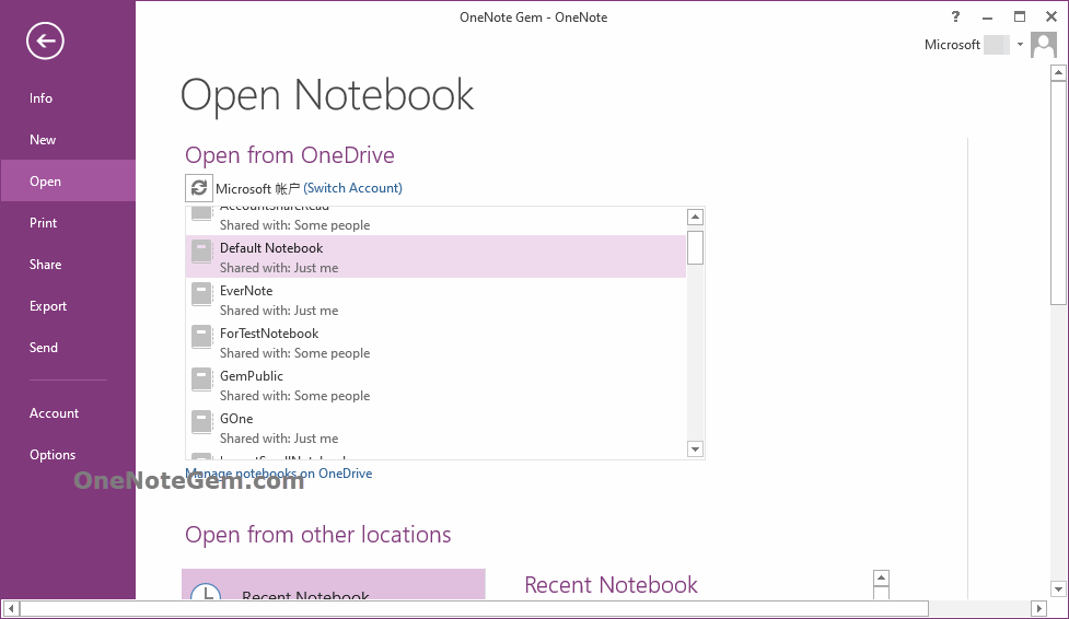 OneNote 365, 2016, 2013, 2010 in Windows can sync the notebooks created by phone OneNote with the Open feature.