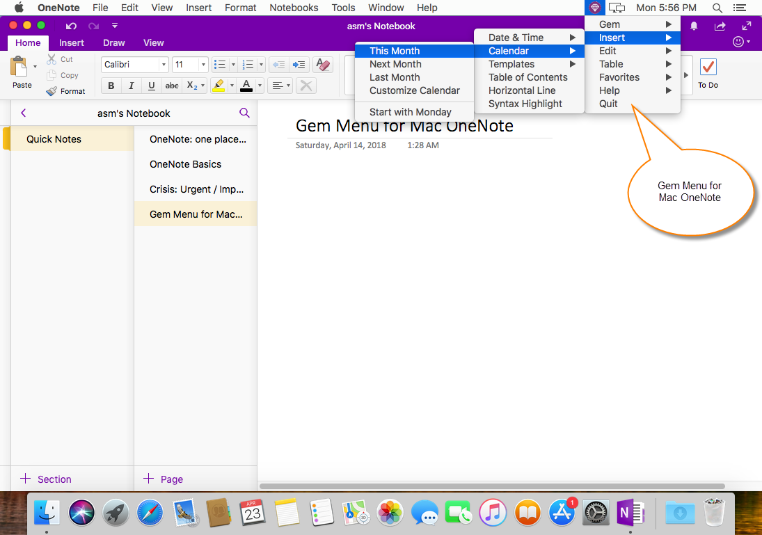 how to add notes on a pdf on onenote on macbook