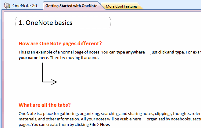 OneNote 2007 Guide