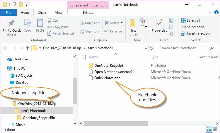 Export and Save as ZIP File
