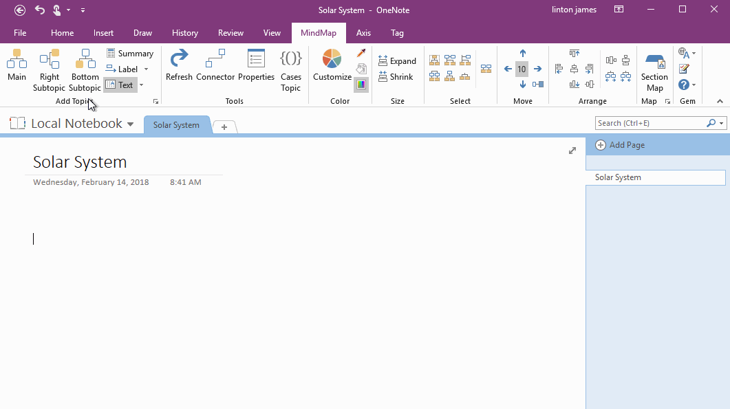 Make Text of Links Same as Title of OneNote Pages by One Click