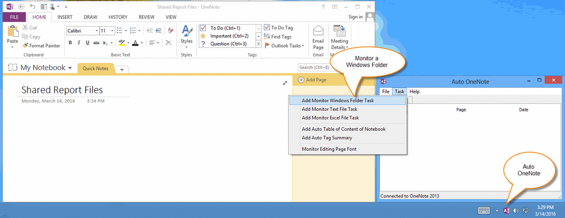 Monitor Windows Folder Task in 