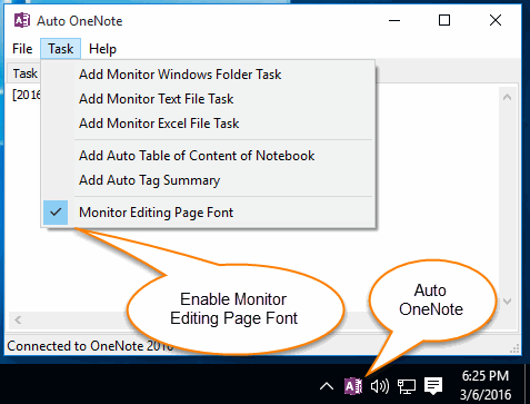 Enable Auto Change Editing Page to Default Font Face