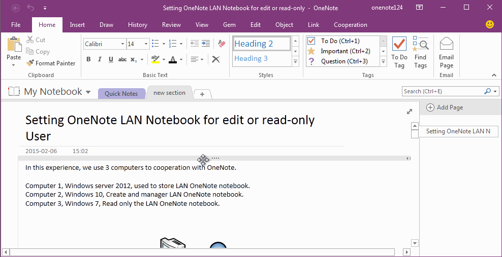 Save OneNote Page as Word Document with Headings