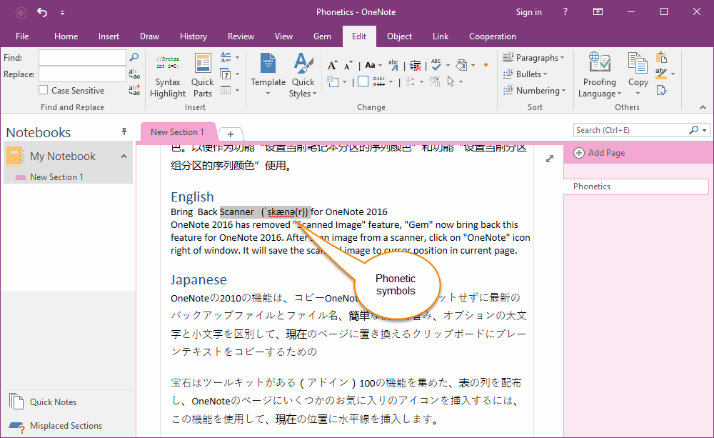 convert to text onenote