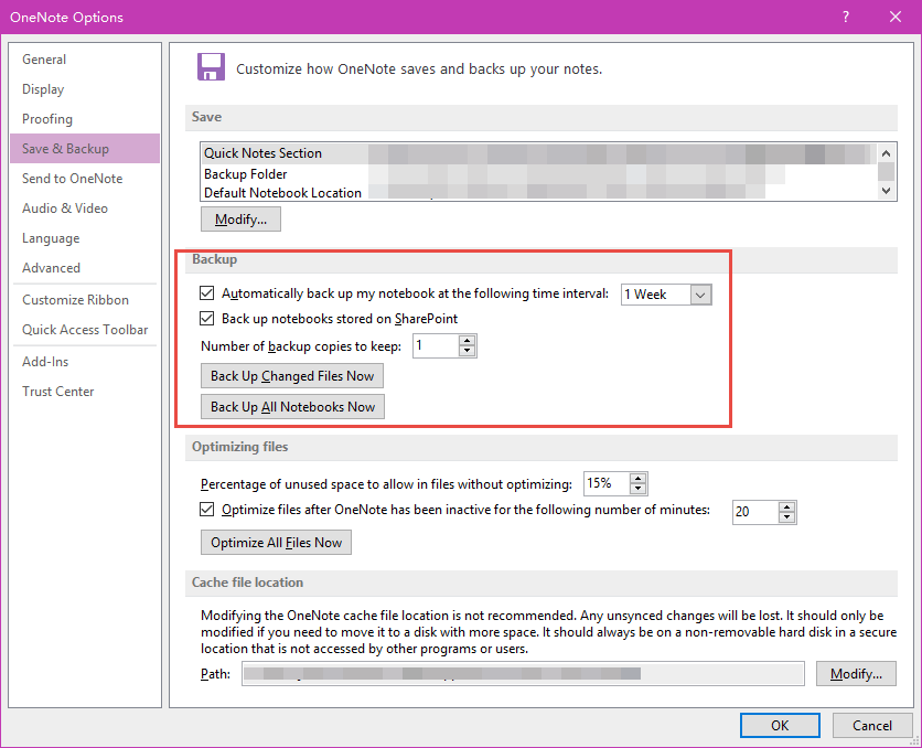 Microsoft Banned Backup Shared Notebooks From Onenote For Windows Mac Ipad Iphone Android Online And Onedrive Office Onenote Gem Add Ins