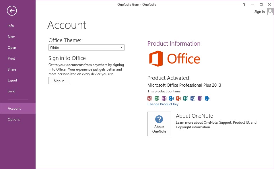 how to update onenote 2016 windows 10