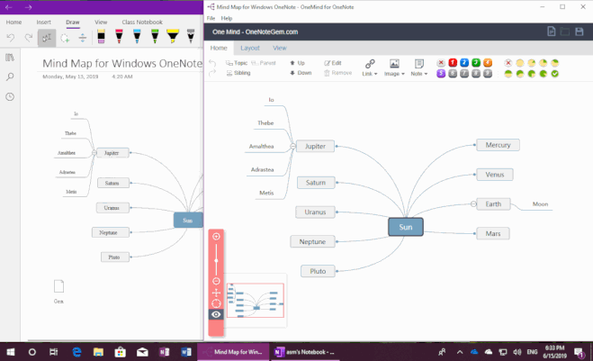 OneMind for Windows OneNote