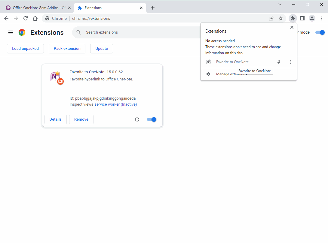 Install Extension Successfully