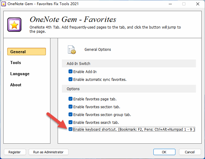 Enable Pens Keyboard Shortcuts: Ctrl+Alt+Numpad 1-9