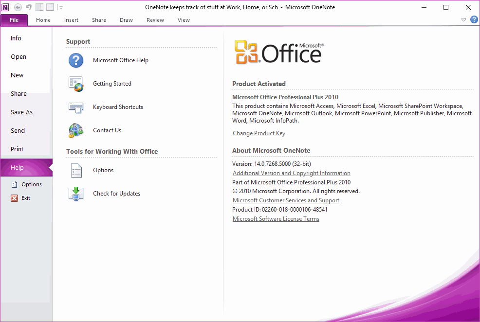 OneNote 2010